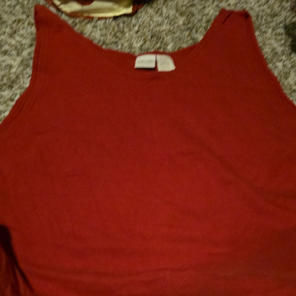 Cherokee Women's Bold Red Tank Top - Picture 1 of 2